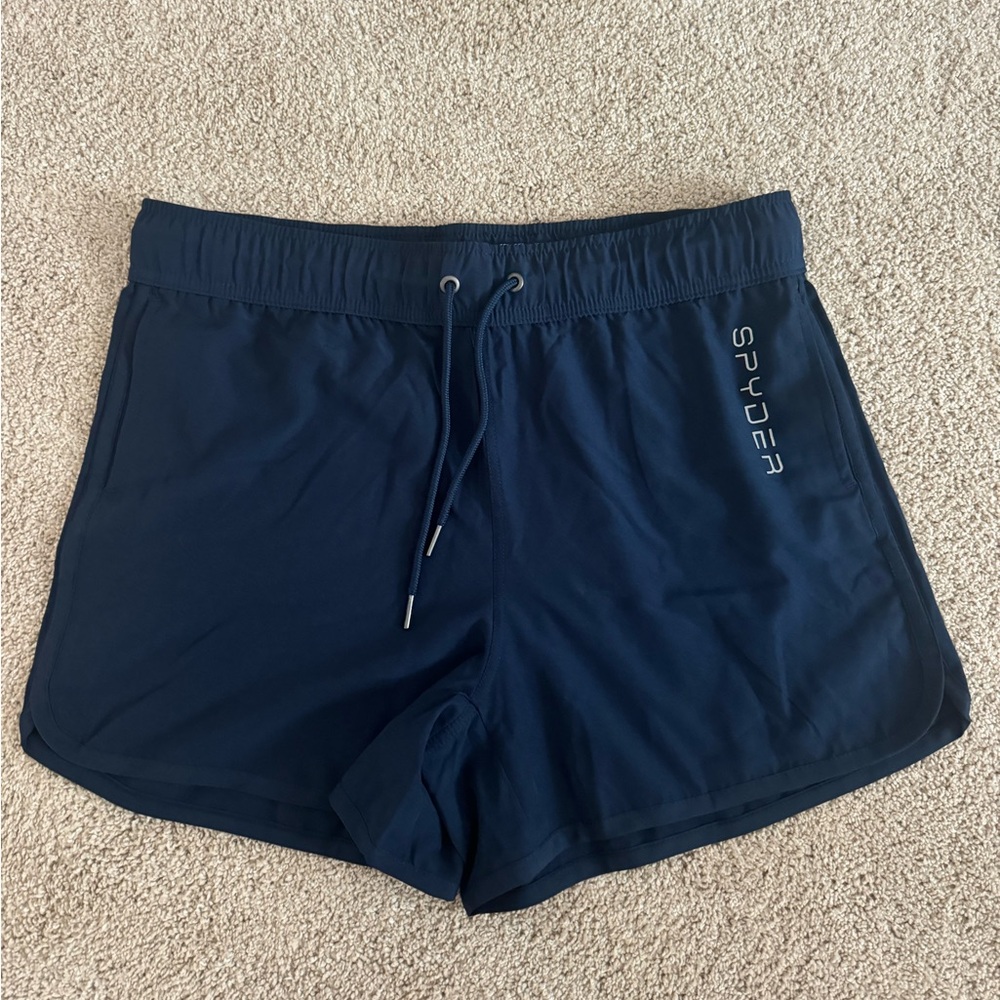 Spyder - Women's Dark Blue Athletic/Swim Shorts - L